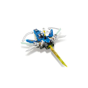 LEGO NINJAGO - Masinile rapide de curse ale lui Jay si Lloyd 71709, 322 piese