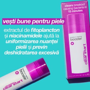 Lotiune anti-imperfectiuni cu niacinamida Dermalogica Clear Start, pentru fata, zi si noapte, 30 ml