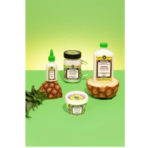 Masca de par intens hrănitoare cu ananas și unt de bacuri Bemdita Ghee, 350 g, Lola Cosmetics