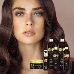Masca pentru par CHI, Argan Oil plus Moringa Oil, 237 ml - Img 2