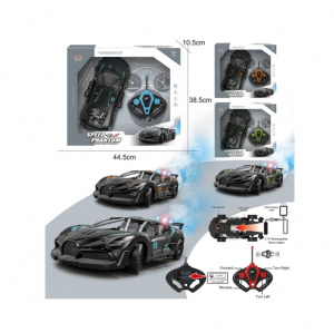 Masina cu telecomanda Speed Phantom cu Vaporizare de Fum si lumini - Vehicul de Mare Viteza cu incarcare USB