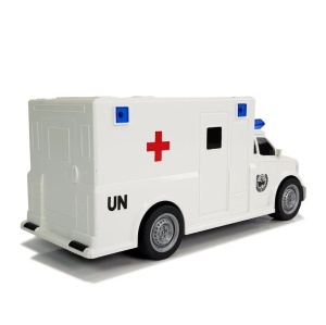 Masina de jucarie ambulanta cu lumini si sunete