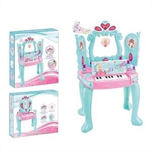 Masuta de machiaj cu pian Magic Piano Dresser
