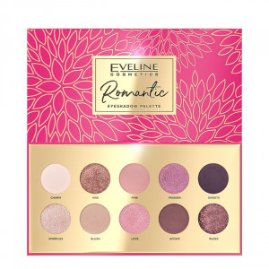 Paleta de farduri Eveline Cosmetics Romantic 10 nuante - Img 2