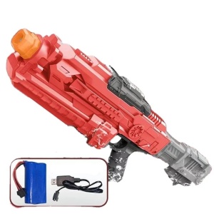 Pistol cu apa electric , funcție automata de tragere, acumulator si cablu USB incluse, jet puternic