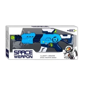 Pusca Space Weapon cu Lumini si Sunete - Jucarie Interactiva pentru Copii, 50 cm