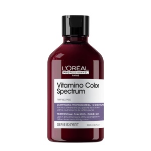 Sampon neutralizator pentru tonuri galbene L'Oréal Professionnel Serie Expert Vitamino Color Spectrum, 300 ml