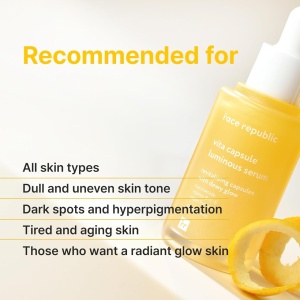 Ser pentru luminozitate si uniformizarea tenului Face Republic, Vita Capsule Luminous Serum, 45 ml