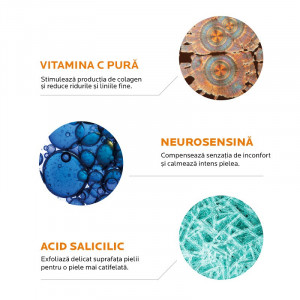 Serum antioxidant cu Vitamina C12 Pura La Roche-Posay, 30 ml - Img 4