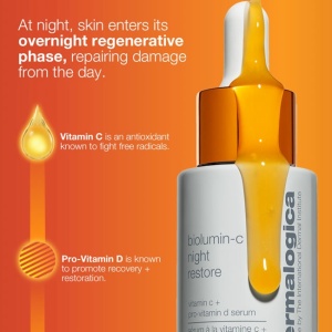 Serum de noapte Dermalogica Biolumin-C – cu vitamina C si provitamina D pentru ten, 25 ml