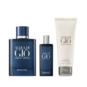 Set Cadou Armani Acqua di Gio Profondo, Barbati, Apa de Parfum