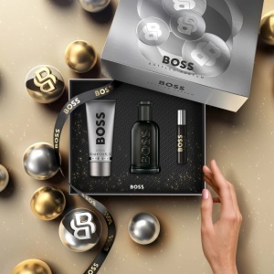 Set cadou Hugo Boss, Boss Bottled, Barbati, Parfum 100 ml + 10 ml si Gel de dus, 100 ml