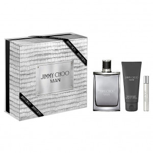 Set Cadou Jimmy Choo Man Apa de Toaleta, 100 ml + After shave balsam , 100 ml + Apa de Toaleta, 7.5 ml