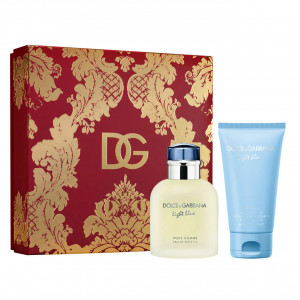 Set cadou Light Blue pour Homme, Apa de Toaleta, 75 ml + Crema de corp, 50 ml
