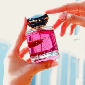 Set cadou Lysara cu Apa de Parfum, My Story Gulf Orchid, Femei, 100 ml si esarfa