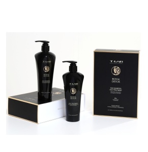 Set cadou T-LAB Professional Royal Detox DUO, Sampon, 300 ml + Tratament, 300 ML