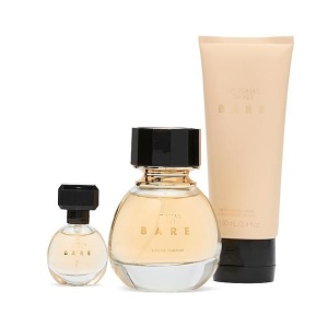  Set cadou Victoria’s Secret Bare – Apa de Parfum 50 ml, Mini EDP 7.5 ml si Lotiune parfumata pentru corp, 100 ml