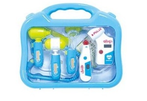 Set de doctor pentru copii - Valiza medicala cu accesorii albastru