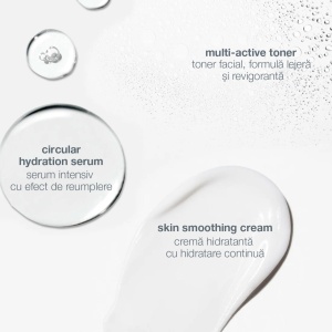 Set Dermalogica Long-Lasting Hydration Kit, Toner hidratant Multi-Active, 50 ml + Ser hidratant cu acid hialuronic Circular Hydration, 10 ml + Crema hidratanta de zi si noapte Skin Smoothing, 15 ml