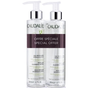 Set Duo Caudalie, Apa Micelara Demachianta, pentru toate tipurile de ten, 2 x 200 ml