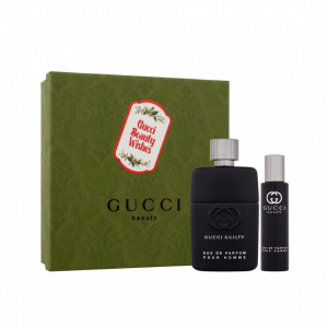Set Gucci Guilty pour Homme: 50 ml Eau de Parfum + 15 ml Eau de Parfum; 