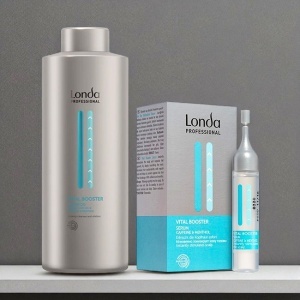 Set Londa Professional Vital Booster – Sampon 250ml si Ser 6x9ml impotriva caderii parului, revitalizare si fortifiere
