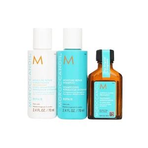 Set Moroccanoil Repair Sampon 70 ml + Balsam 70 ml + Tratament 25 ml