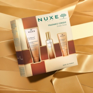 Set Nuxe: Prodigieux Le Parfum Eau de Parfum pentru Femei 30 ml + Ulei de Dus Prodigieux pentru Corp, 100 ml + Lapte de corp, 30 ml