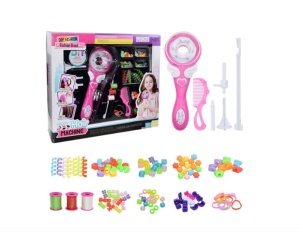 Set pentru impletirea parului pentru fetite, multicolor, FASHION BRAID