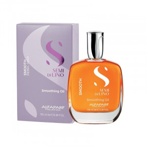 Set pentru netezire Alfaparf Milano Semi Di Lino Sampon 1000 ml + Masca 500 ml + Ulei pentru netezire 100 ml - Img 4