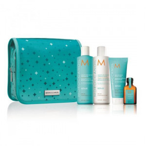 Set pentru par deteriorat si vopsit Holiday Repair Moroccanoil