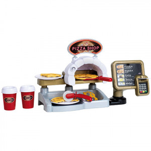 Set Pizza Shop cu accesorii, sunete si lumini