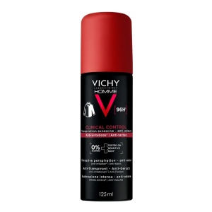 Spray antiperspirant pentru barbati impotriva mirosurilor neplacute Clinical Control 96H Vichy, 125 ml