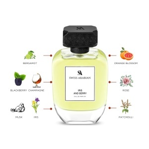 Swiss Arabian Iris and Berry, Apa de Parfum, Unisex