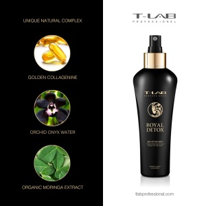 Tratament fara clatire T-LAB Professional Royal Detox Bio-Active Mist, 150 ML