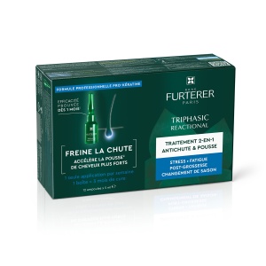 Tratament impotriva caderii parului Rene Furterer Triphasic Reactional, 12 fiole x 5 ml