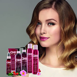 Tratament Leave-in CHI Rose Hip Oil Repair & Shine Tonic 118ml