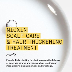Tratament Profesional Leave-in Fortifiant Impotriva Ruperii pentru Par Natural cu Aspect Usor Subtiat - Nioxin System 1 Scalp + Hair Treatment, 100 ml