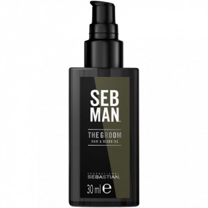 Ulei pentru par si barba Sebastian Professional SebMan The Groom, 30 ml