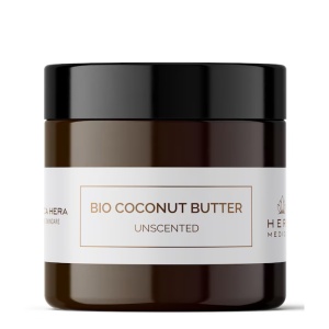 Unt de cocos BIO pur neparfumat BIO COCONUT BUTTER, Hera Medical, 120 ml