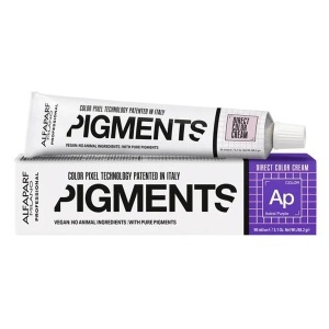 Alfaparf Milano Pigments Astral Purple AP, Cremă de Colorare Directă pentru Păr, 90 ml