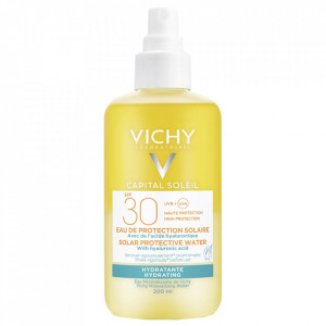Apa de protectie solara Hydra cu SPF 30 Vichy Capital Soleil, 200 ml