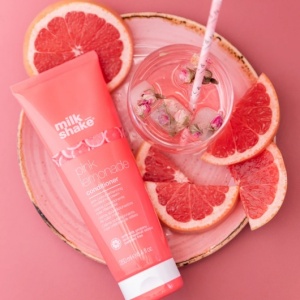 Balsam cu pigment roz, Milk Shake, Pink Lemonade Conditioner