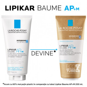 Balsam cu tripla actiune impotriva puseurilor de uscaciune a pielii La Roche-Posay Lipikar Baume AP+M