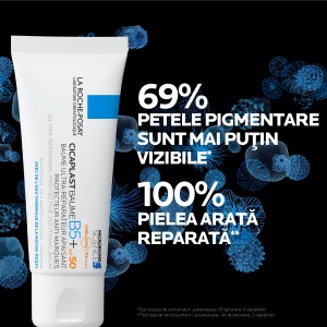 Balsam ultra-reparator, anti-pete pigmentare Cicaplast B5+ SPF50, La Roche-Posay, 40 ml