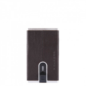 Card Holder Piquadro Blue Square Barbati - Img 2