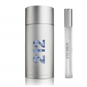 Carolina Herrera 212 Men, Apa de Toaleta, 100 ml + 10 ml