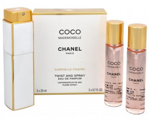Chanel Coco Mademoiselle, Apa de Parfum 3 x 20 ml