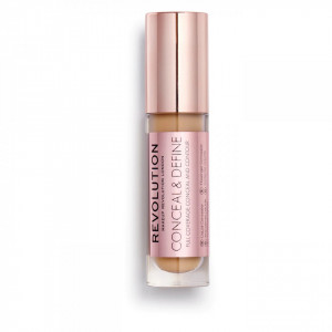 Makeup Revolution, Conceal & Define, Corrective, Liquid Concealer, C 10.5, 4 g