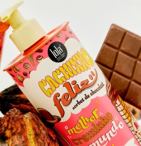 Crema de bucle pentru copii cu aroma de ciocolata Cachinho Feliz, 480 g, Lola Cosmetics